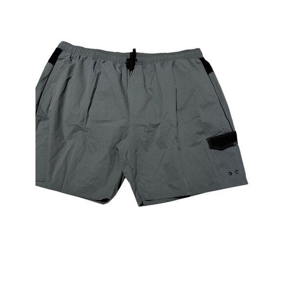 HoDo Sports Big and Tall Size 6X Swim Trunks Gray/Black 9 Inch Inseam NWT - Picture 5 of 11